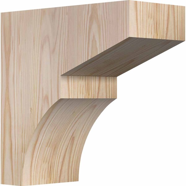 Ekena Millwork Monterey Smooth Corbel, Douglas Fir, 5 1/2"W x 12"D x 12"H COR06X12X12MON00SDF - main